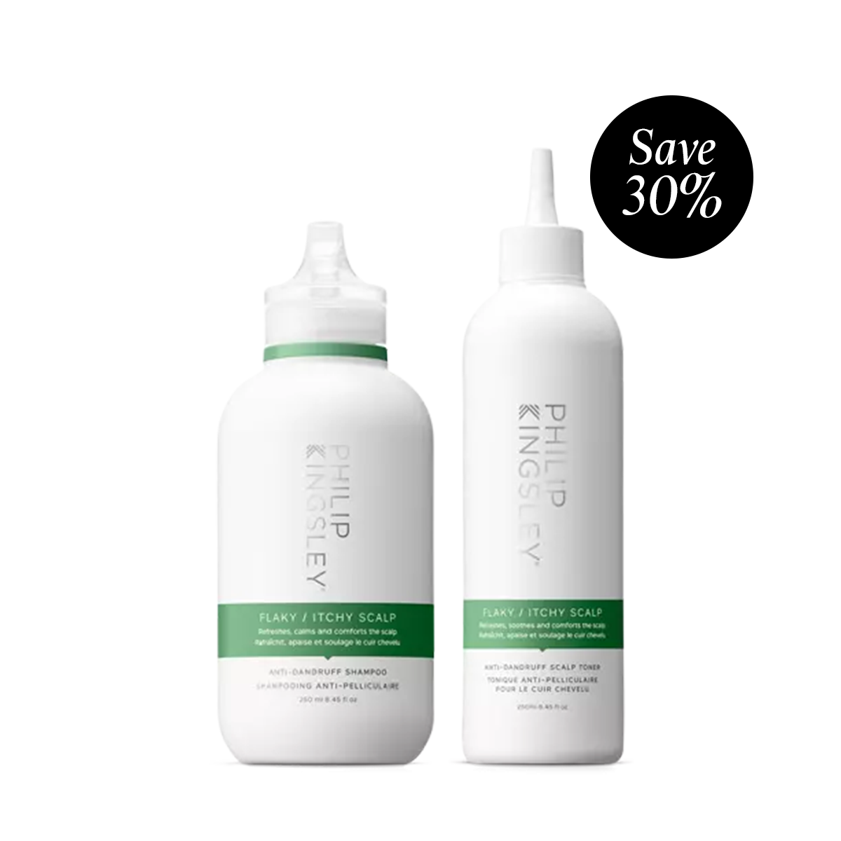 Flaky/Itchy Scalp Anti-Dandruff Shampoo & Flaky/Itchy Anti-Dandruff Scalp Toner Duo