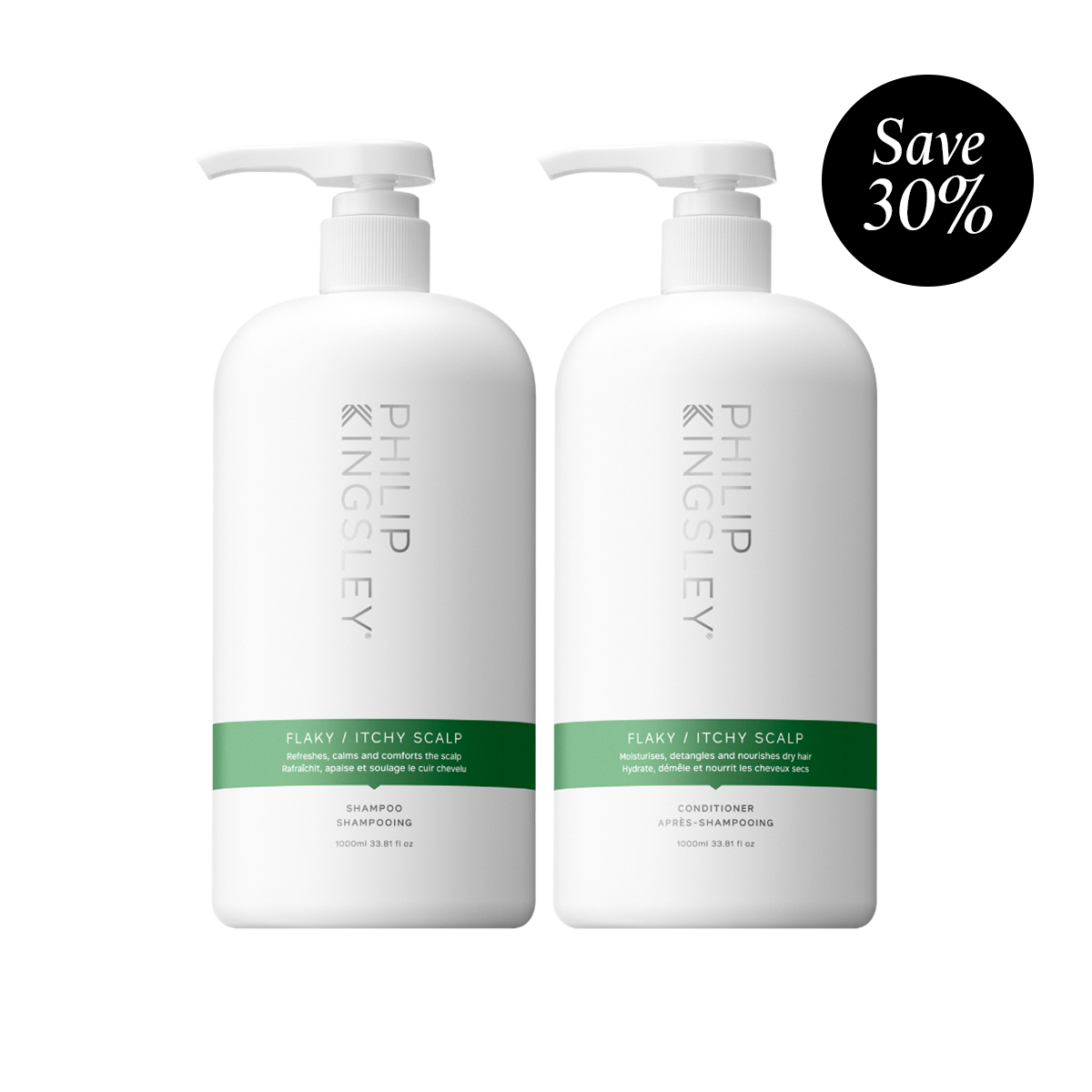 Flaky/Itchy Scalp Anti-Dandruff Shampoo & Flaky/Itchy Hydrating Conditioner Supersize Duo