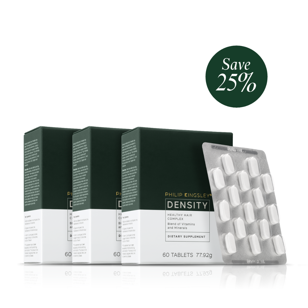 Density Healthy Hair Supplements 3-month Supply Bundle