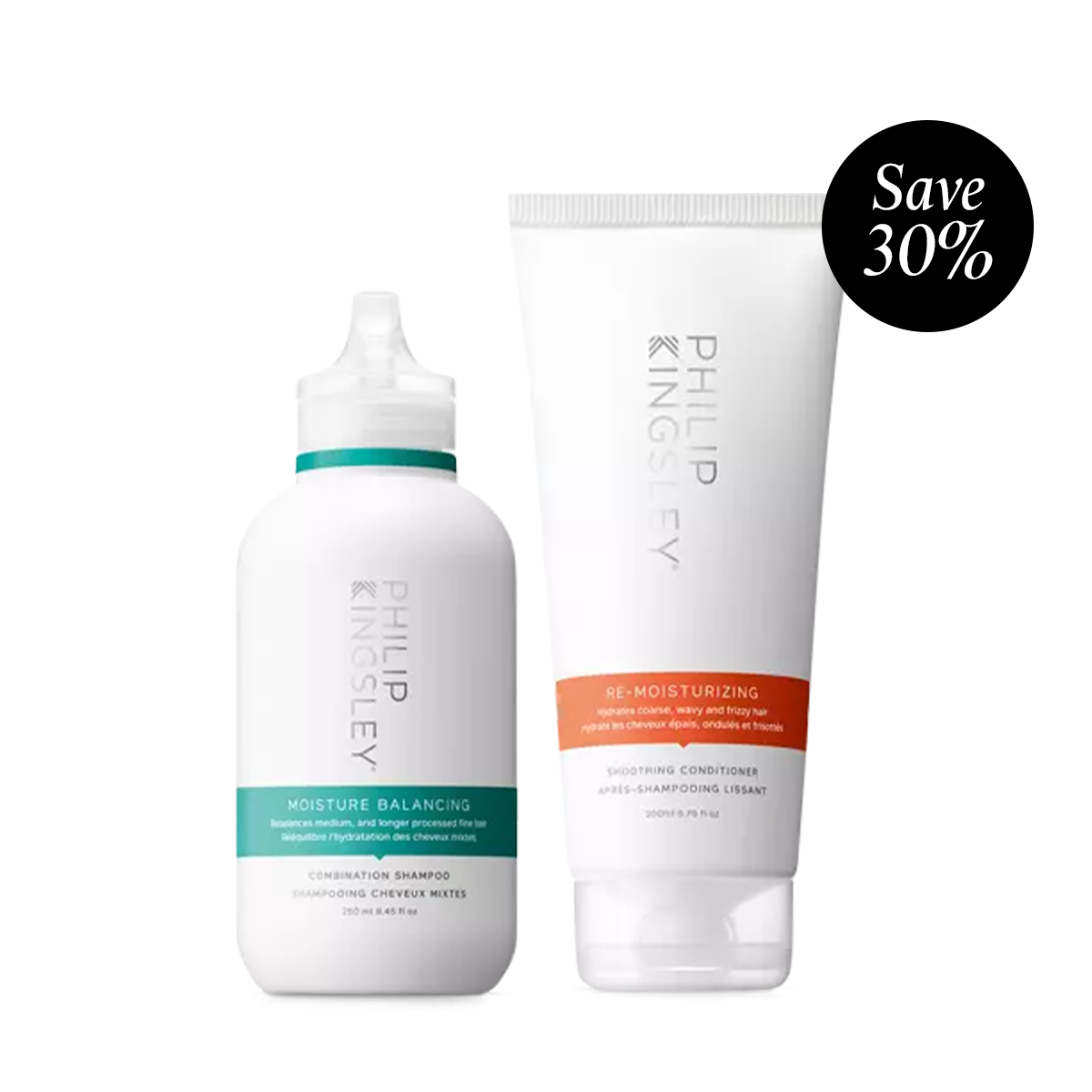 Moisture Balancing Shampoo and Re-Moisturizing Conditioner Discovery Duo