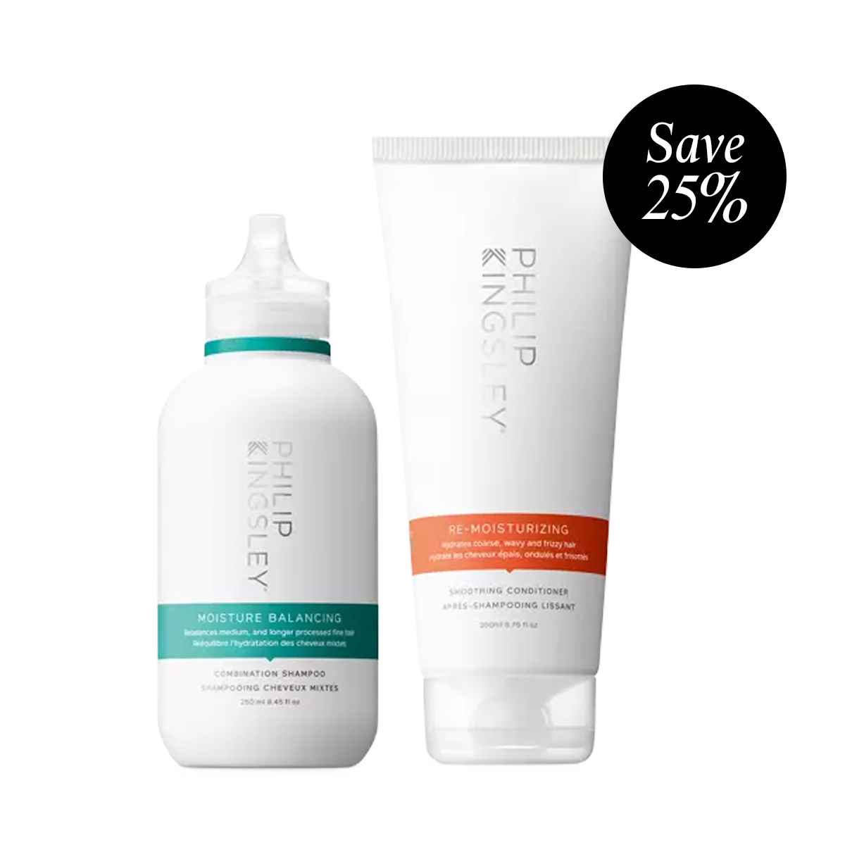 Moisture Balancing Combination Shampoo & Re-Moisturizing Smoothing Conditioner Duo