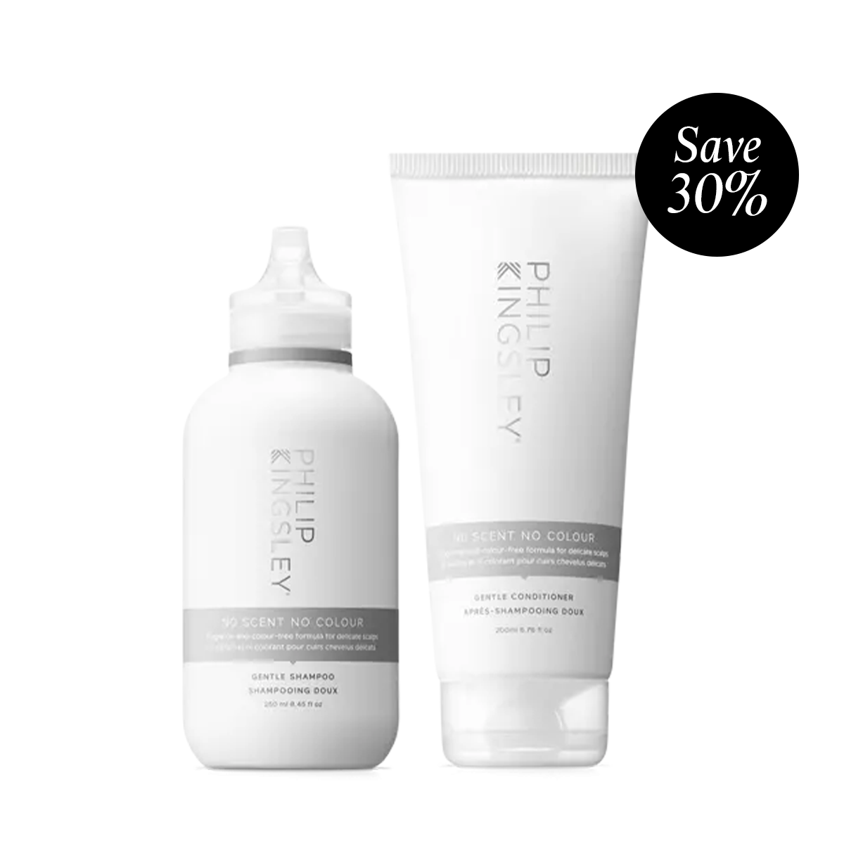 No Scent No Colour Shampoo & No Scent No Colour Conditioner Duo